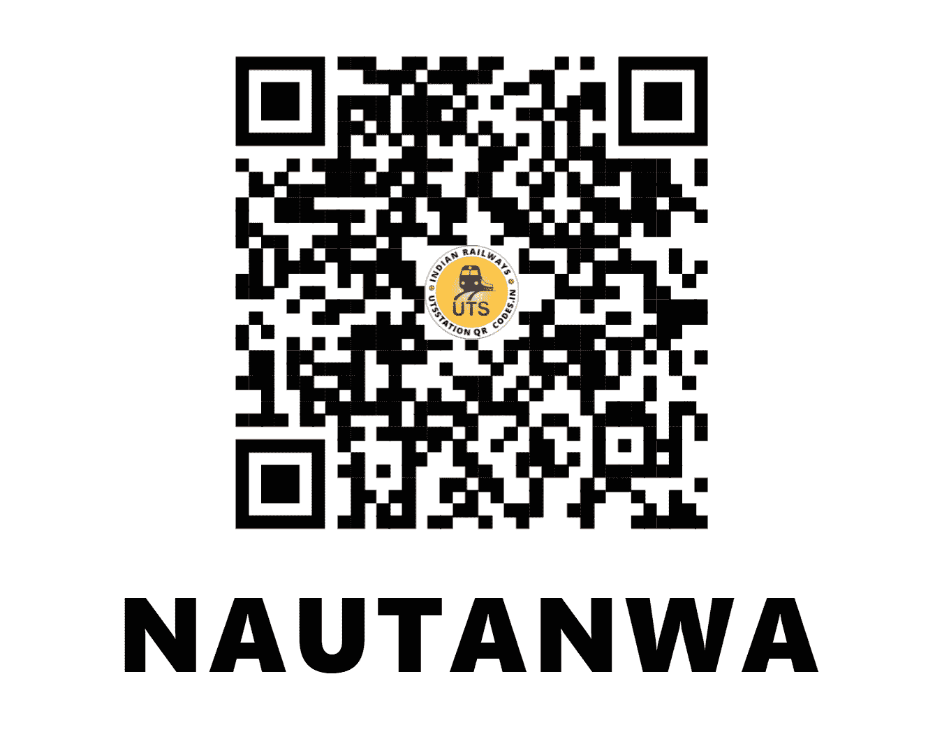 UTS QR Code for NAUTANWA - NTV (NE - UTTAR PRADESH)